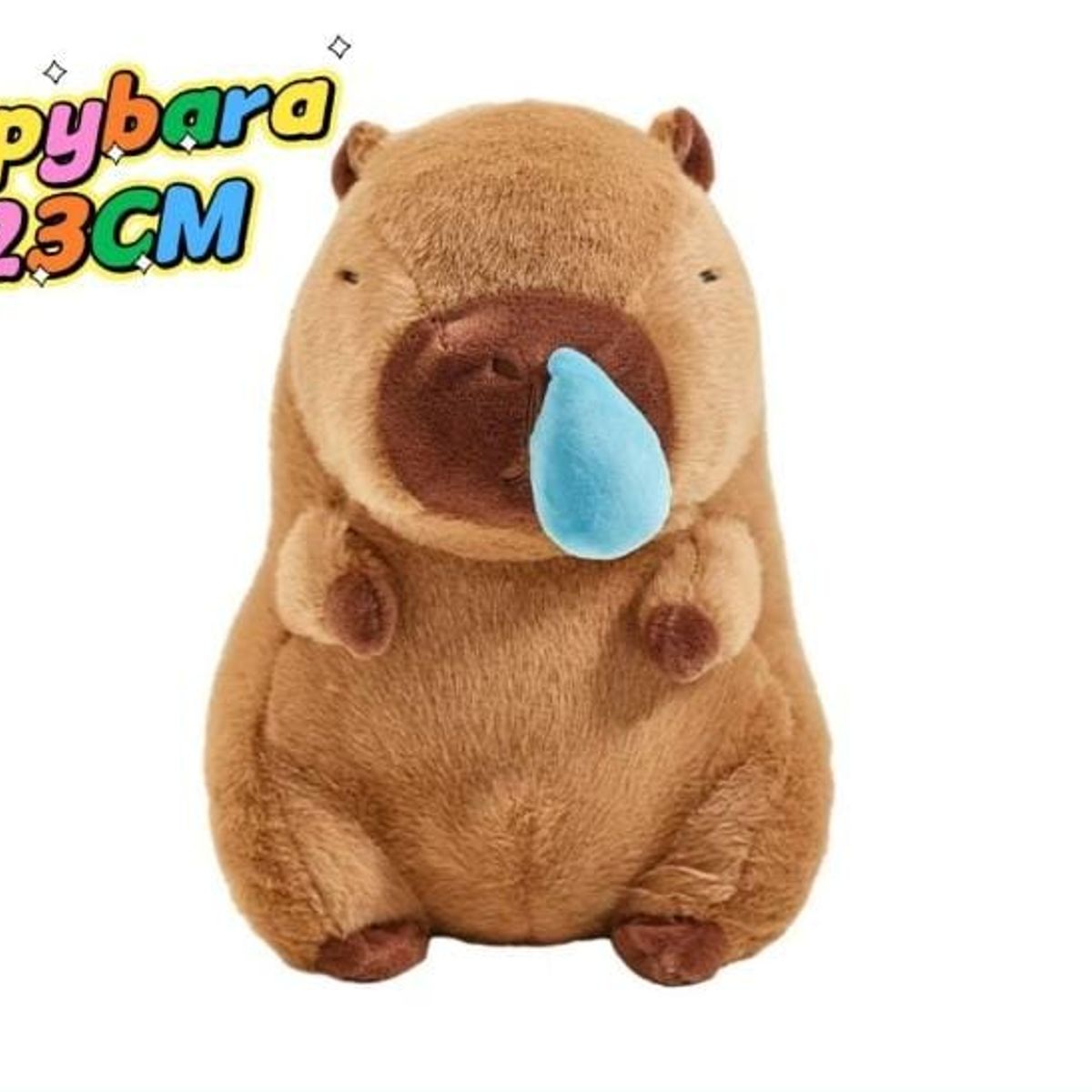 GENERICO - HERMOSOS PELUCHES DE ANIMAL CAPYBARA DE 23CM DISEÑO MOCO