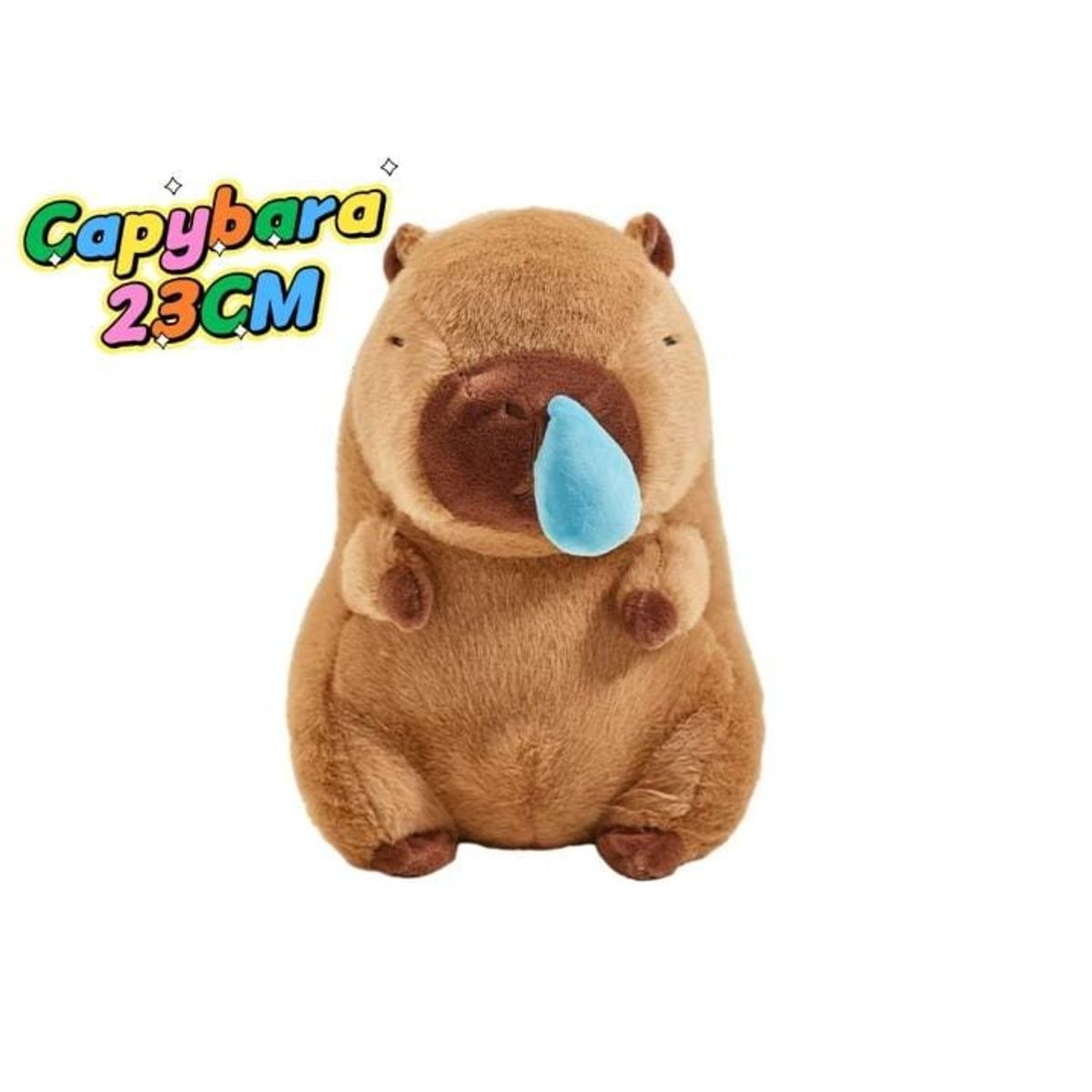 GENERICO - HERMOSOS PELUCHES DE ANIMAL CAPYBARA DE 23CM DISEÑO MOCO