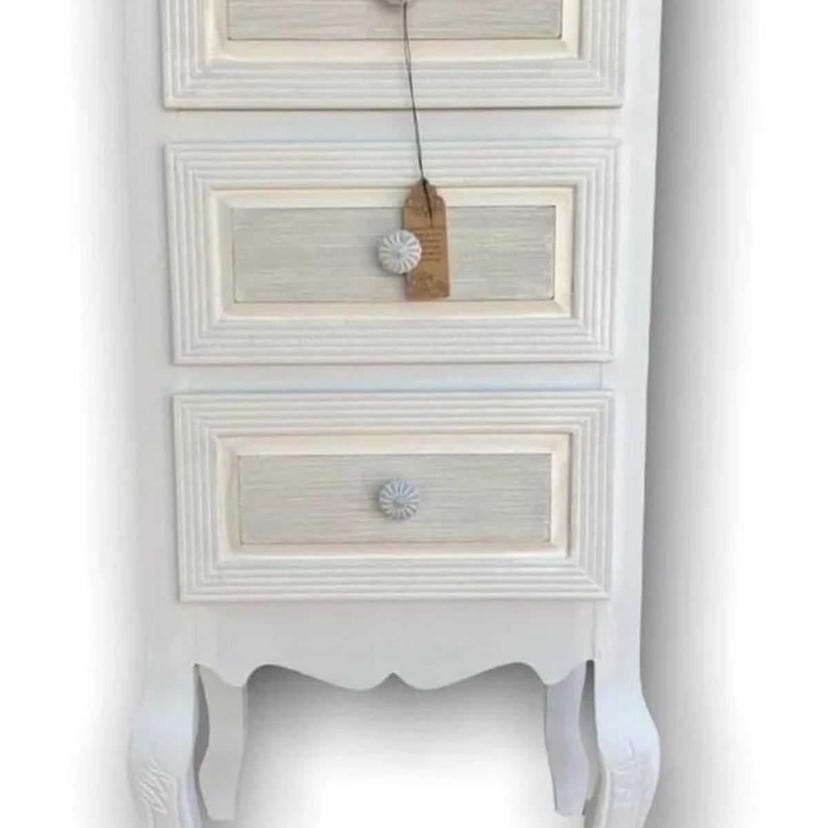 GENERICO - Mueble Velador Provenzal 3 Cajones - S4095
