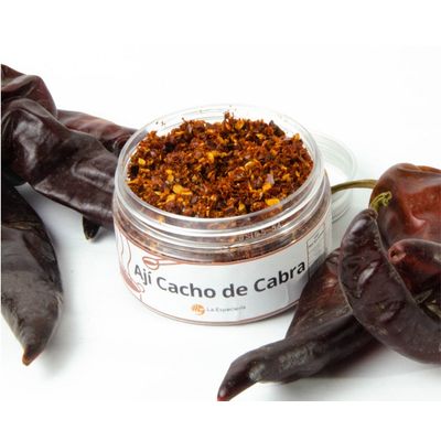 Imagen 2 del producto Ají Cacho de Cabra Machacado La Especiería 100% Natural Sin Aditivos 40g La Especieria