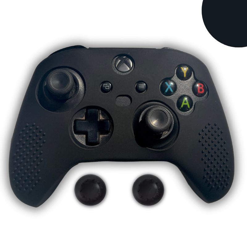 GENERICO - Fundas Protectoras Mando Control Xbox S-X Grips - Negro