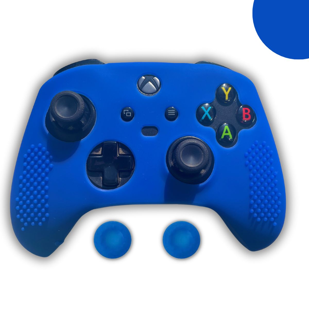 GENERICO - Fundas Protectoras Mando Control Xbox S-X Grips - Azul