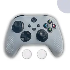 GENERICO - Fundas Protectoras Mando Control Xbox S-X Grips - Blanco.