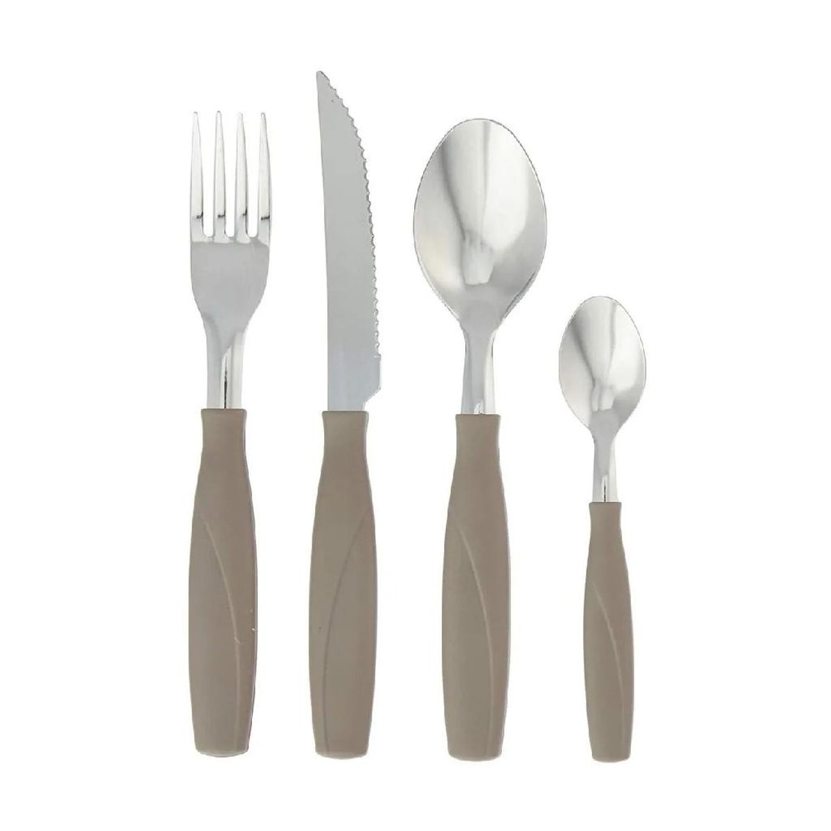 BRINOX - Juego de Cubiertos 25 Piezas Brinox Itaparica Gris