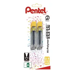 PENTEL - Set 2 Tubos Minas 09mm HB
