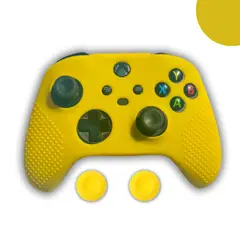 GENERICO - Fundas Protectoras Mando Control Xbox S-X Grips - Amarillo.