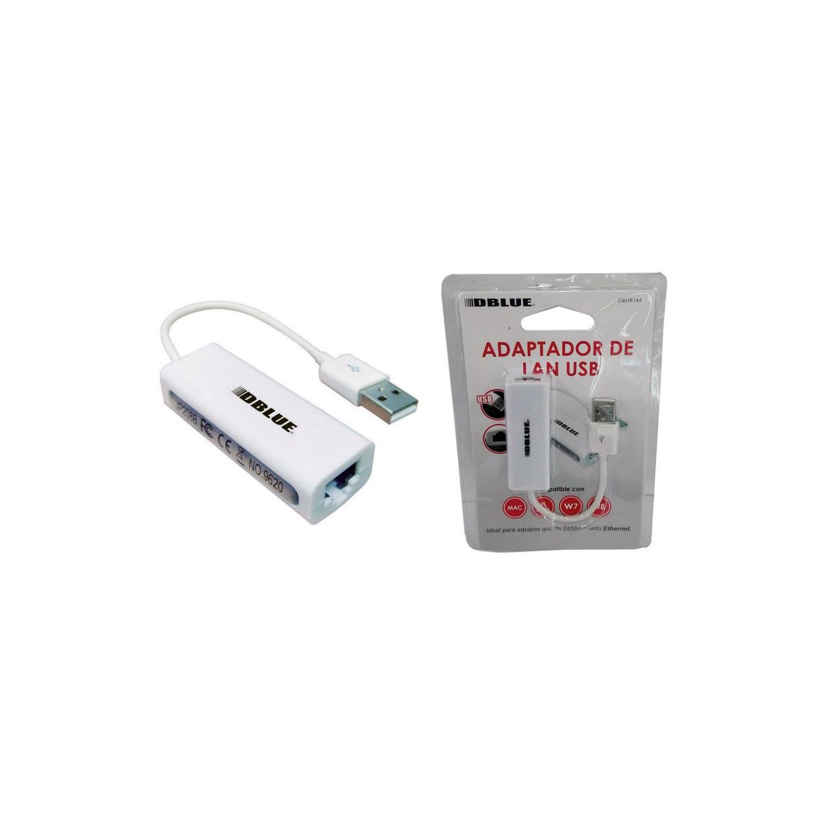 DBLUE - Adaptador Usb A Rj45 Lan Internet - SC