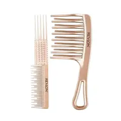 REVLON - Peines Para Rizos Dorado Rosa