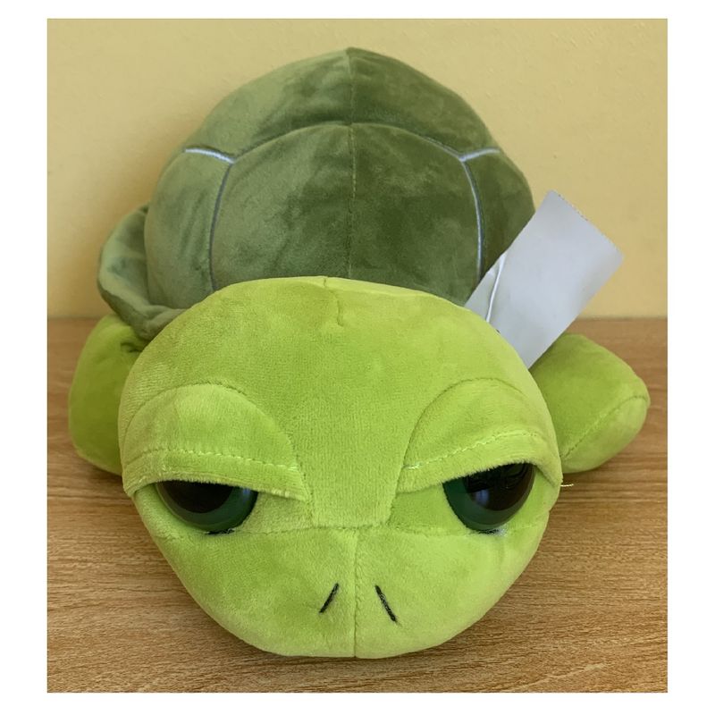 TEEMY - Peluche Tortuga Verde Kawaii De Felpa Suave 35cm