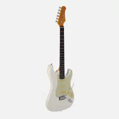 EKO - Guitarra eléctrica S-300 Vintage olympic white