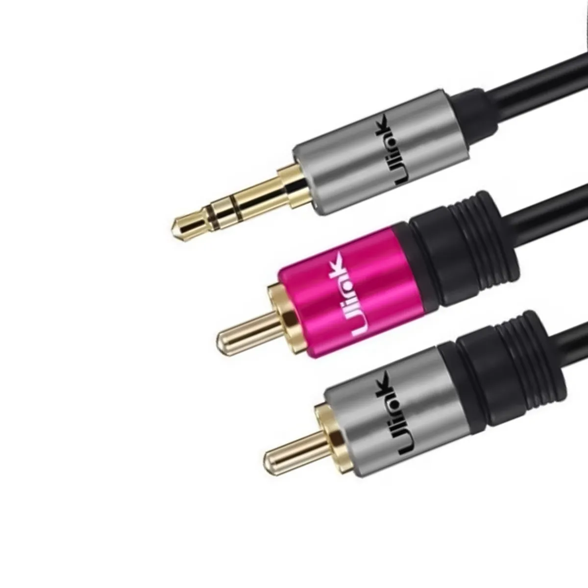 ULINK - Cable De Audio 3,5mm a 2 RCA De 1,8 Mts De Alta Fidelidad