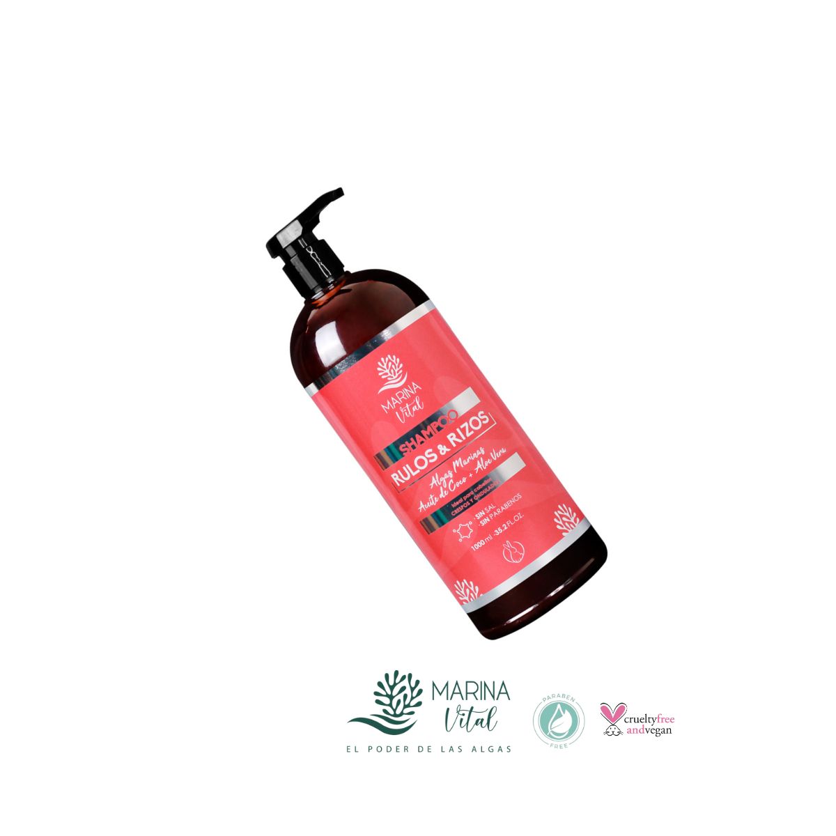 MARINA VITAL - Shampoo Rulos & Rizos 1000 Ml Marina Vital