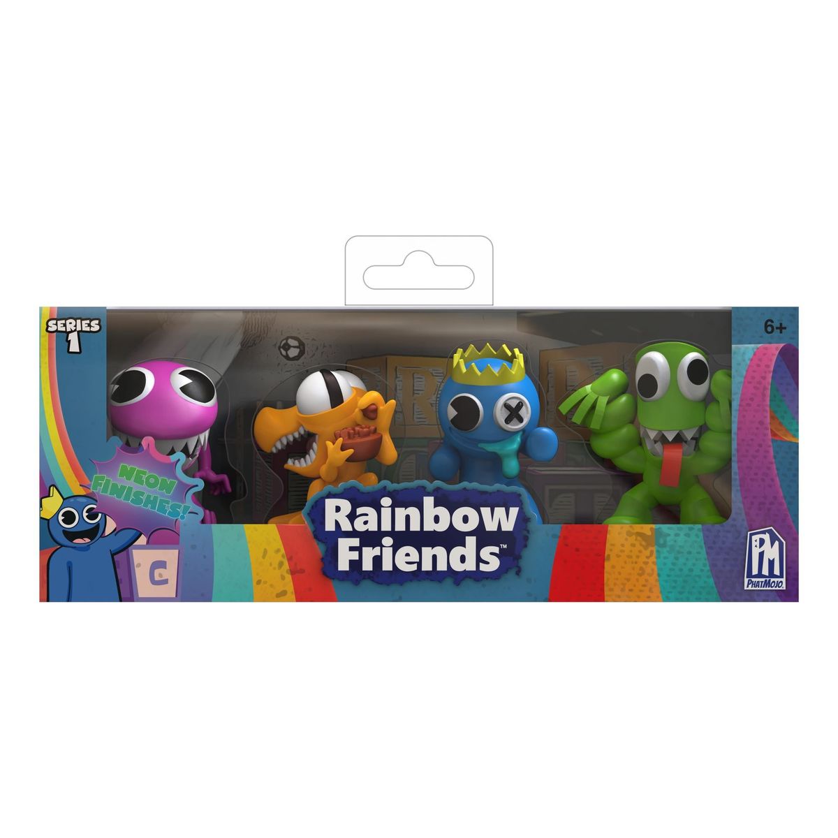 RAINBOW - Rainbow Friends - Paquete de 4 minifiguras