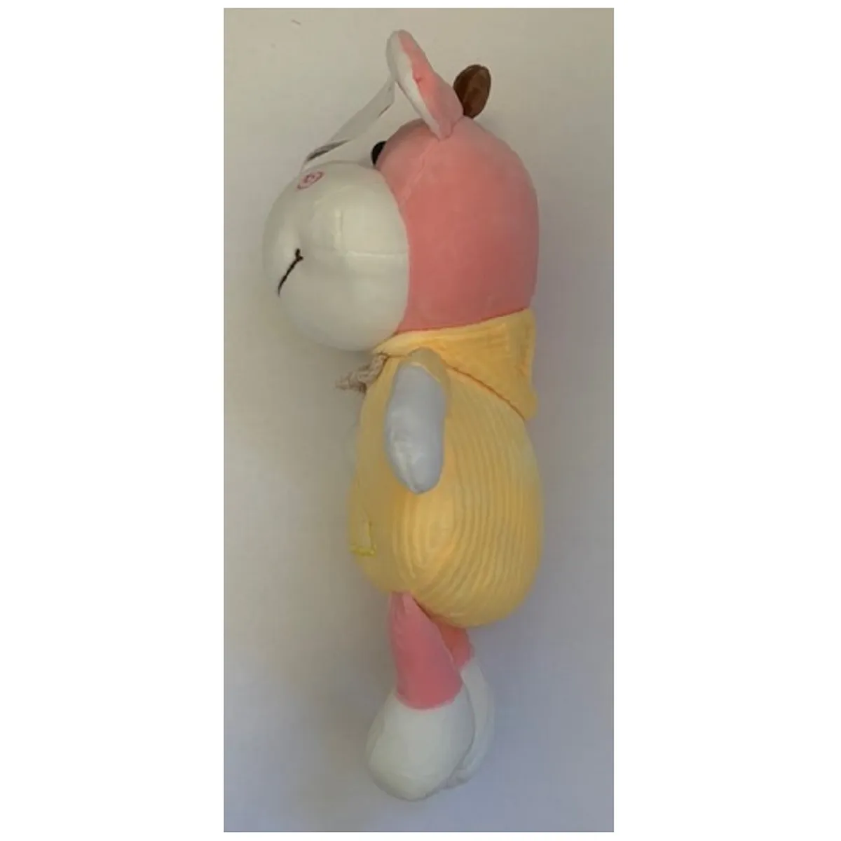 TEEMY - Peluche Vaquita Amarilla Poleron Kawaii De Felpa Suave 23cm