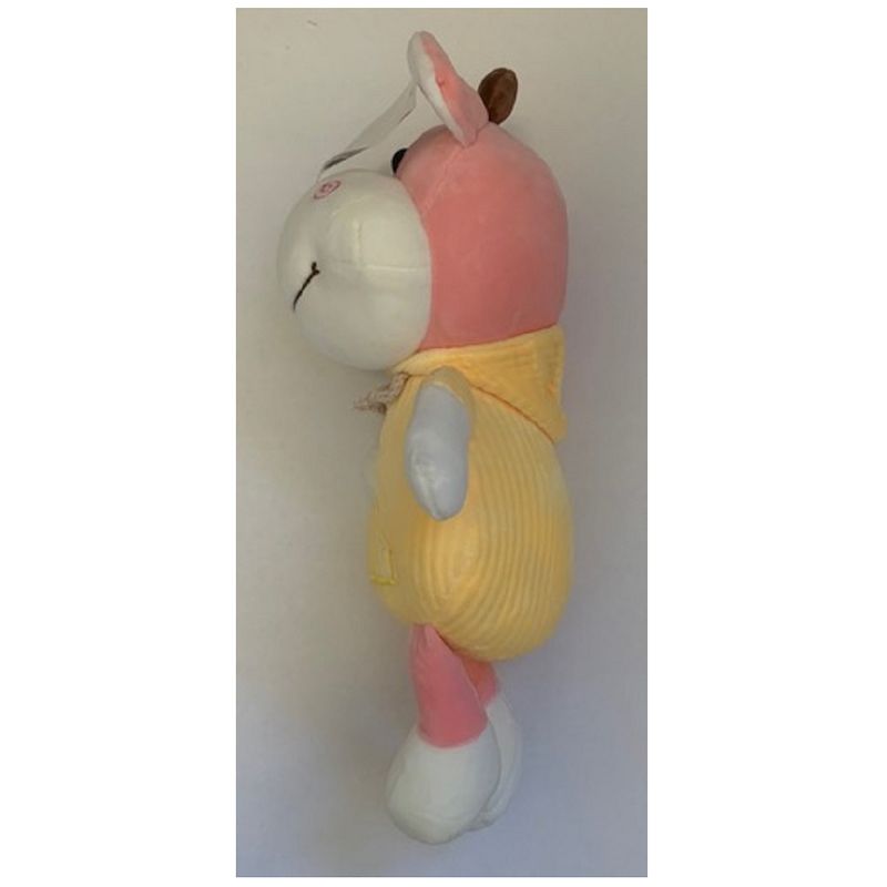 TEEMY - Peluche Vaquita Amarilla Poleron Kawaii De Felpa Suave 23cm