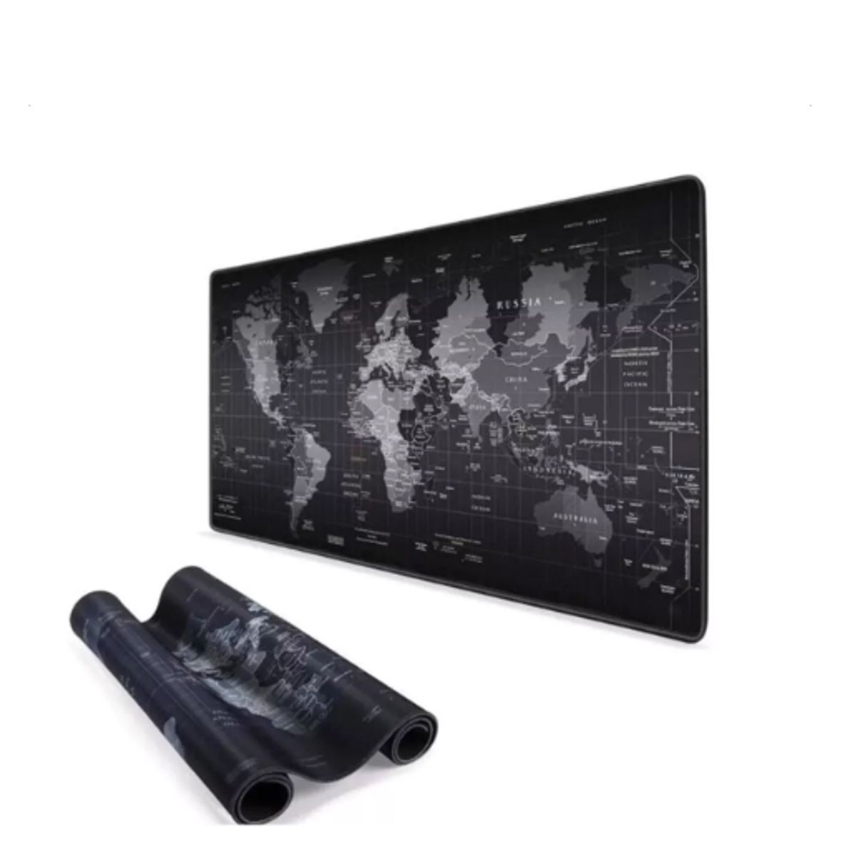GENERICO - PadMouse Gamer Mapa Mundo Xxl 90x40cm Antideslizante
