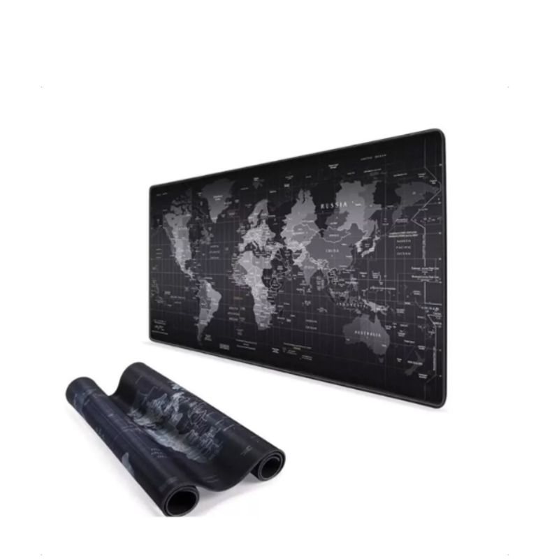GENERICO - PadMouse Gamer Mapa Mundo Xxl 90x40cm Antideslizante