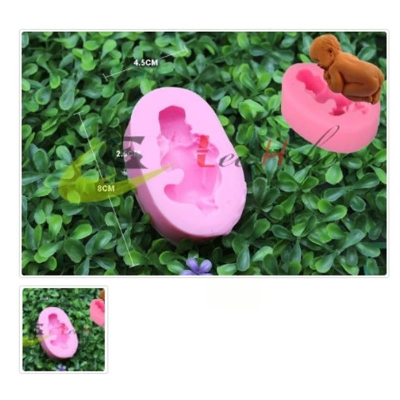 GENERICO - Molde Para Fondant Silicona Forma Bebe-Guagua
