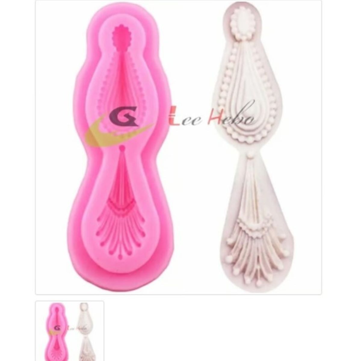 GENERICO - Molde Para Fondant Silicona Forma Gema