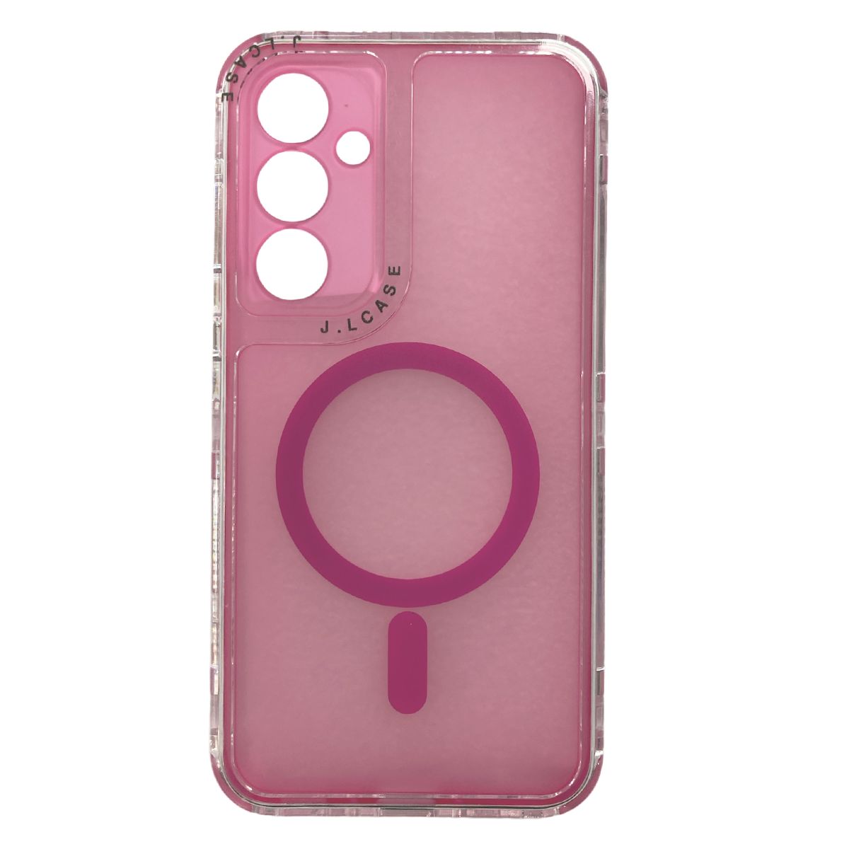 JOIGO - Carcasa Antigolpe 360 Samsung A35 Magsafe Rosado.