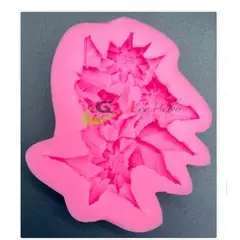 GENERICO - Molde Para Fondant Silicona Forma Flores