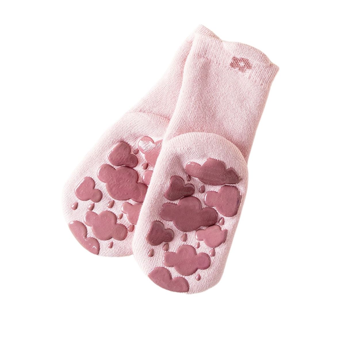 TU SAQUITO - Calcetines de bebé antideslizante, diseño Conejito Rosado