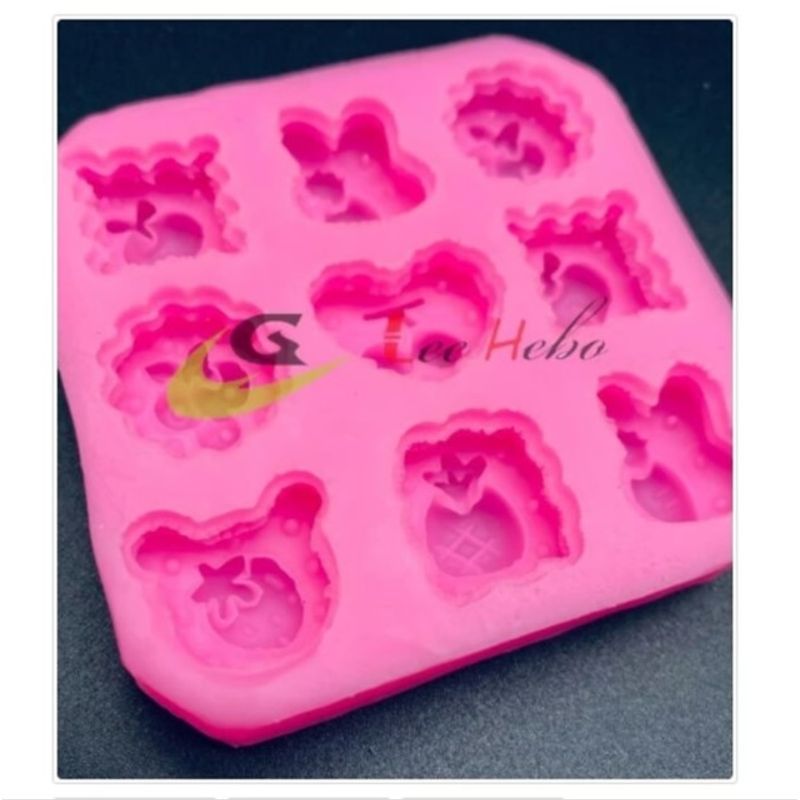 GENERICO - Molde Para Fondant Silicona Forma Frutas