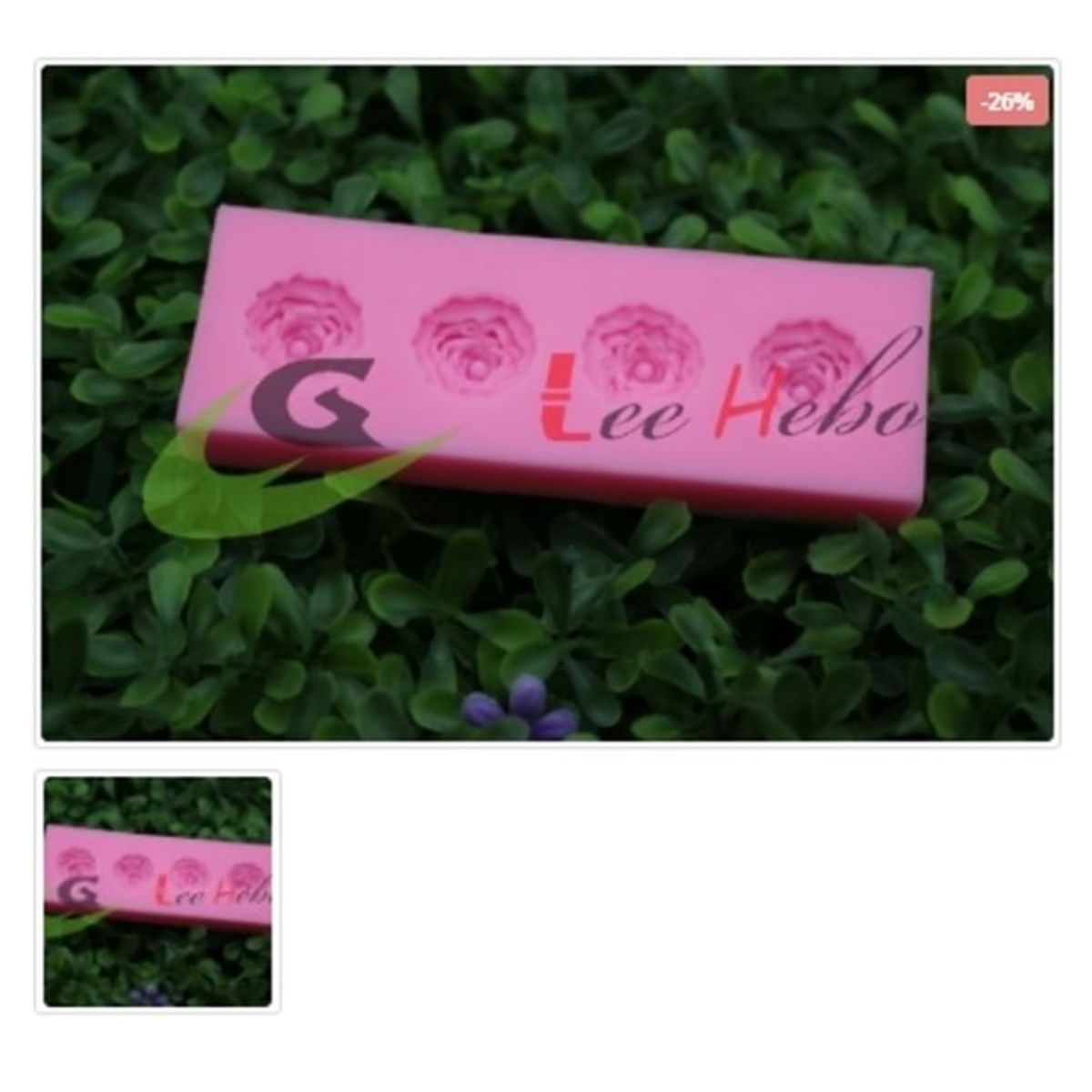 GENERICO - Molde Para Fondant Silicona Forma Rosas