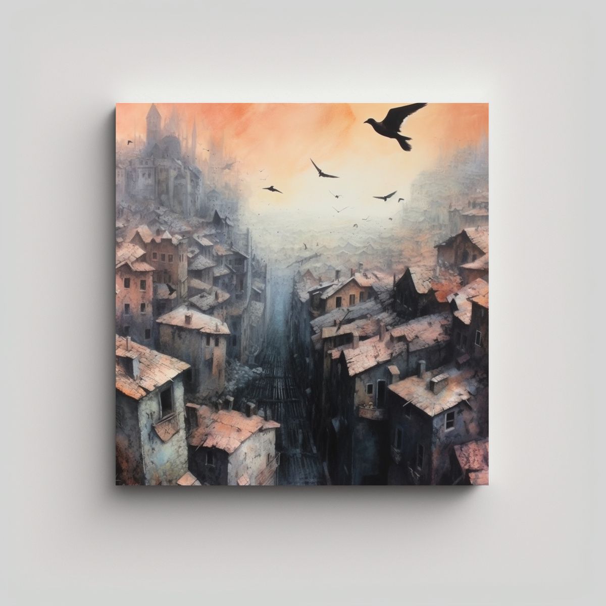 GENERICO - Pinturas De Pared Con Patrones Intensos De 60x60 Cm