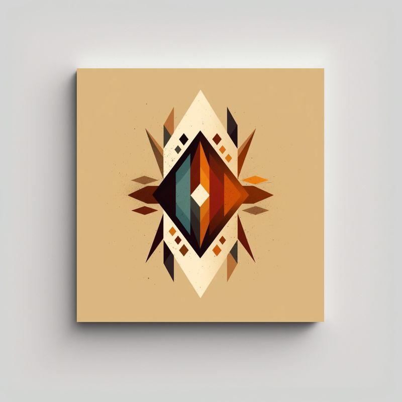 GENERICO - Cuadros Decorativos De Estilo De Brazo Echoes Of 80x80 Cm