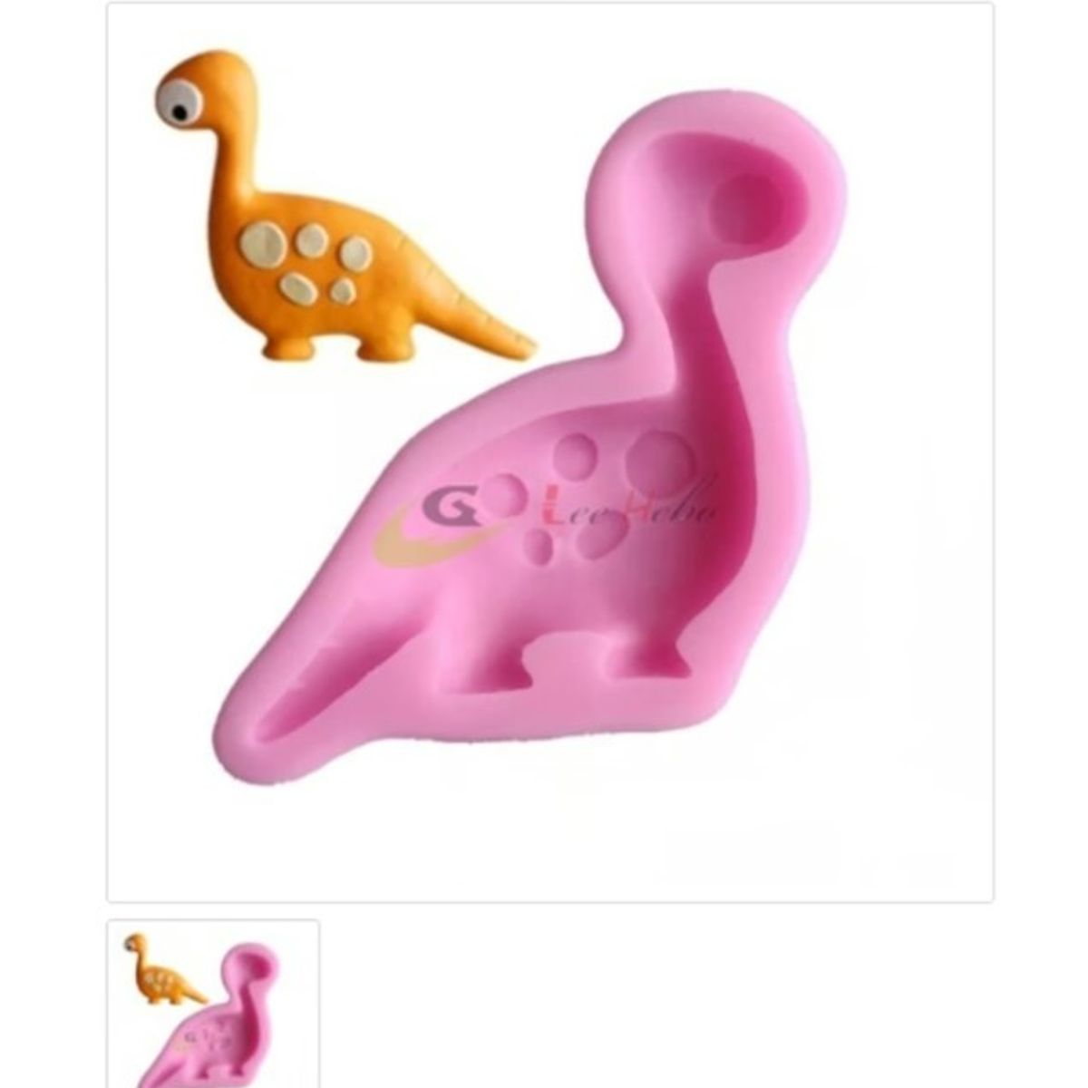 GENERICO - Molde Para Fondant Silicona Forma Dinosaurio