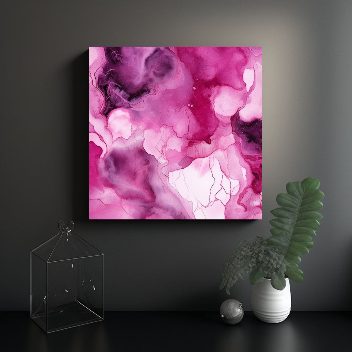 GENERICO - Pinturas De Decoración Con Textura De Mármol 70x70 Cm