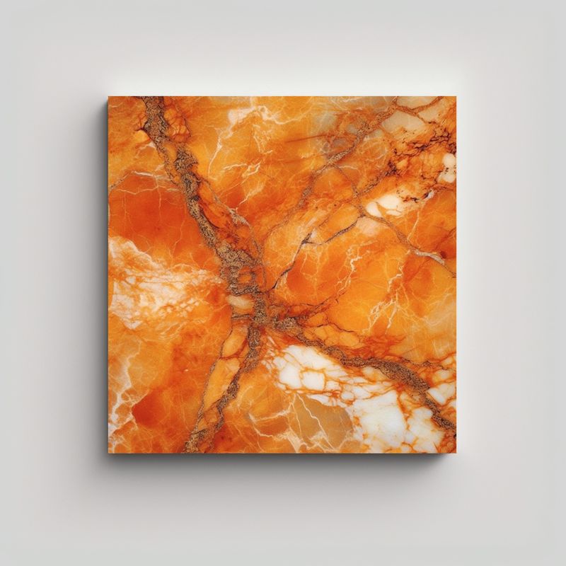 GENERICO - Cuadro Abstracto Decorativo Textura Mármol 60x60 Cm