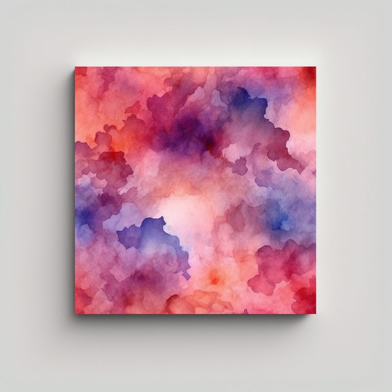 GENERICO - Fondo De Patrón De Acuarela Abstracta Con 60x60 Cm