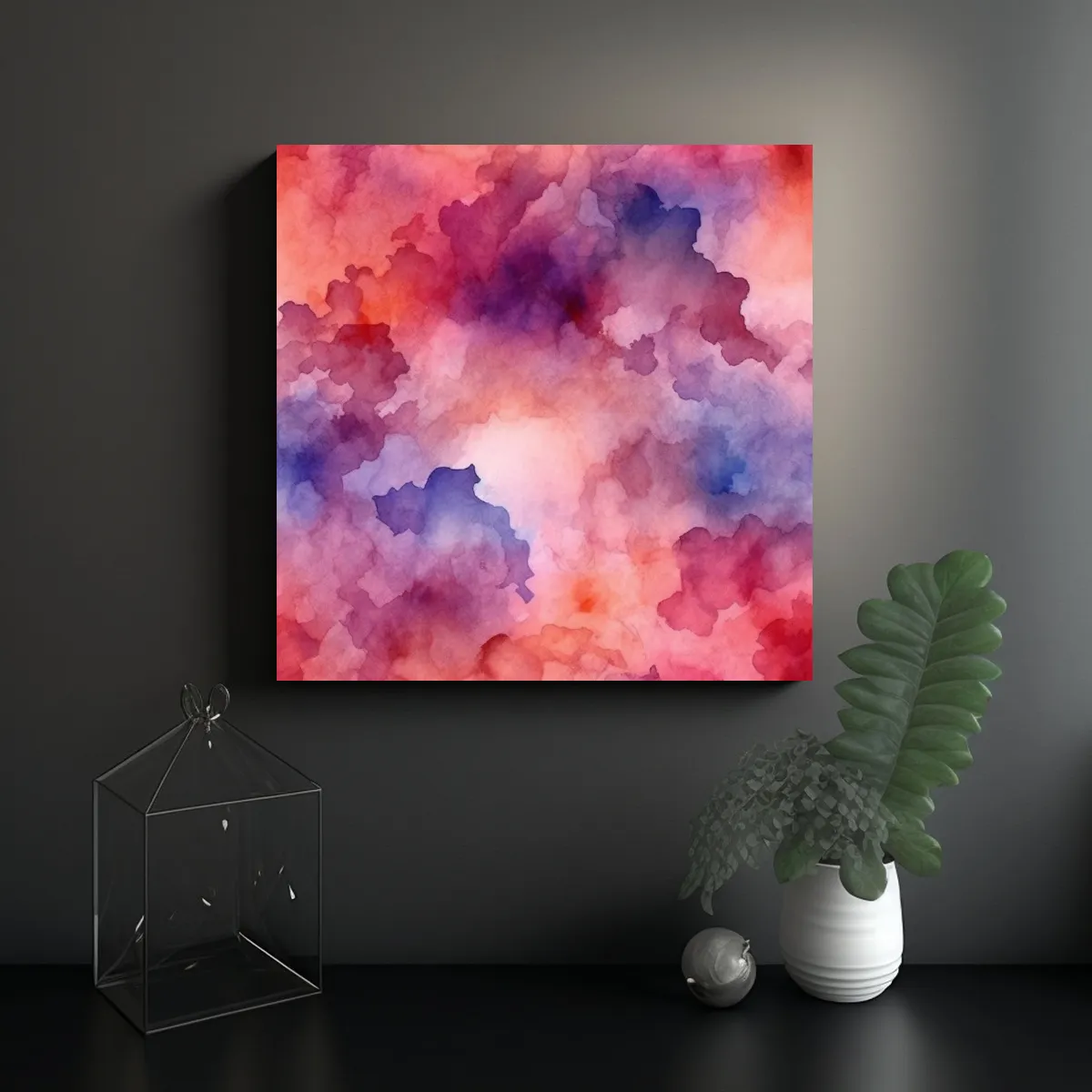 GENERICO - Fondo De Patrón De Acuarela Abstracta Con 50x50 Cm