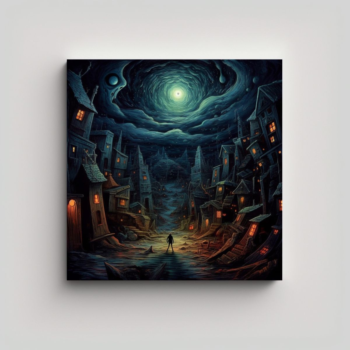 GENERICO - Cuadros De Decoración De Fantasía Oscura De 70x70 Cm