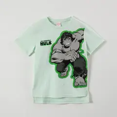 MARVEL - Polera Manga Corta Niño Hulk Avengers Verde