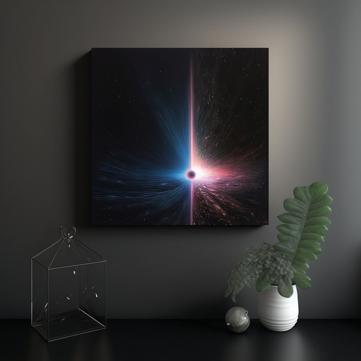 GENERICO - Cuadro Abstracción Alegría Detalles Intrincados 80x80 Cm