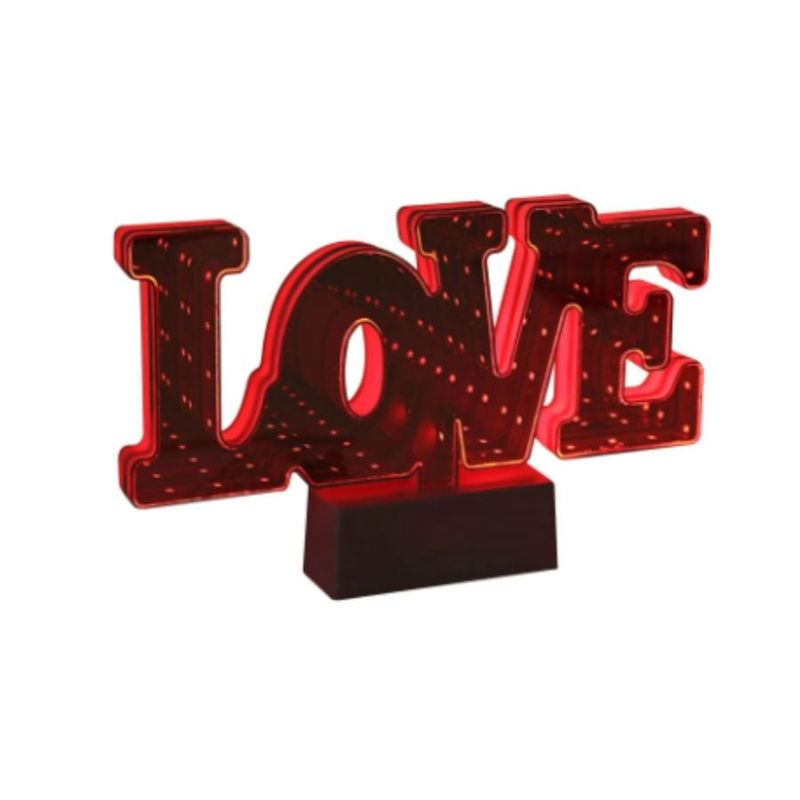 GENERICO - Lampara Mesa Led Tunnel Light Neon Love