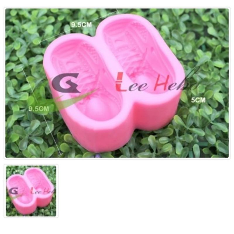 GENERICO - Molde Para Fondant Silicona Forma Zapatos
