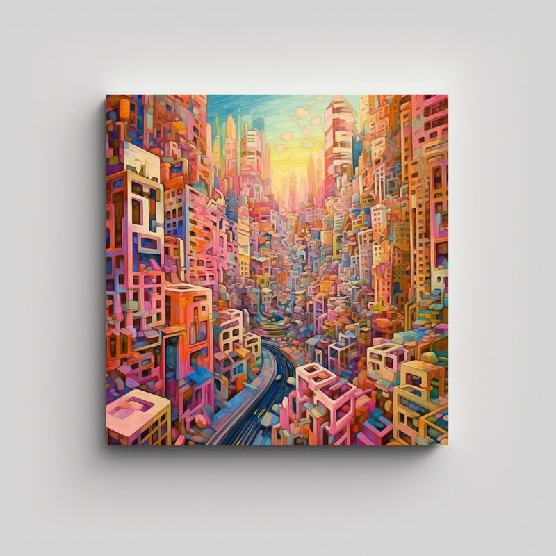 GENERICO - Pinturas De Decoración Con Intrincados Detalles 60x60 Cm