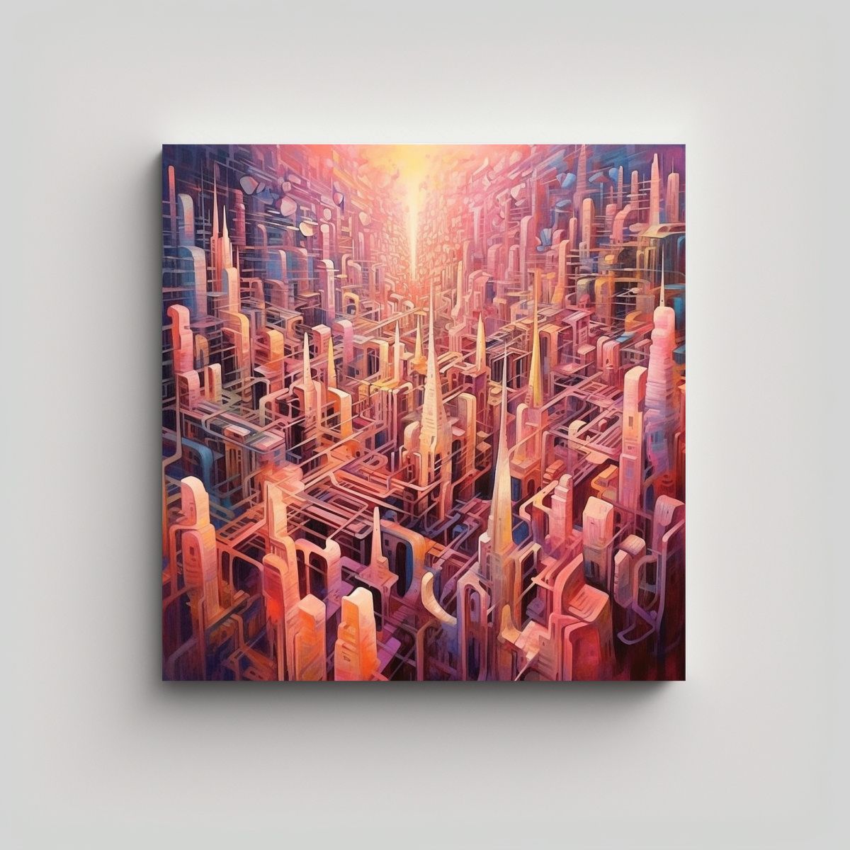 GENERICO - Pinturas De Decoración: Expresa Tu Visión 80x80 Cm