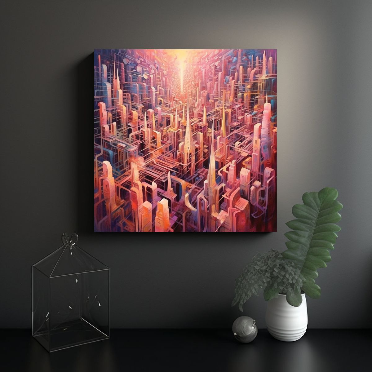 GENERICO - Pinturas De Decoración: Expresa Tu Visión 60x60 Cm