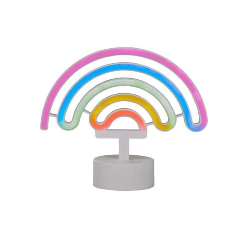 GENERICO - Lampara Mesa Led Tunnel Light Neon Arcoiris