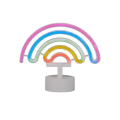 GENERICO - Lampara Mesa Led Tunnel Light Neon Arcoiris
