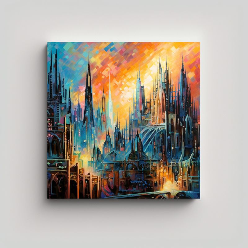 GENERICO - Cuadros En Bastidor: Belleza De La Fotografía, 70x70 Cm