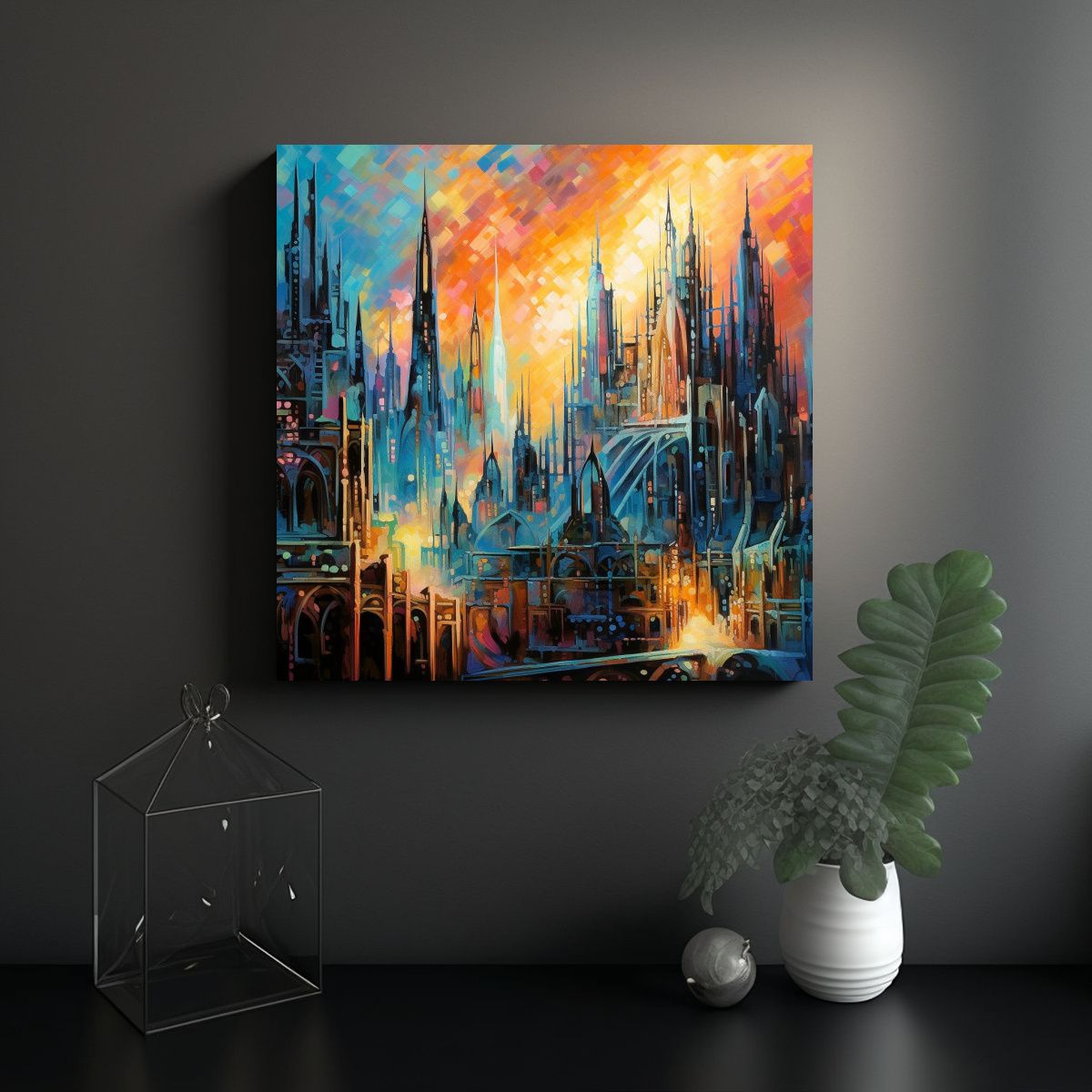 GENERICO - Cuadros En Bastidor: Belleza De La Fotografía, 70x70 Cm