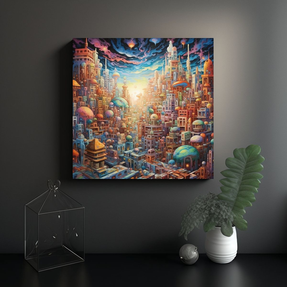 GENERICO - Pinturas Decorativas De Arte Fino: Maestro Del 60x60 Cm