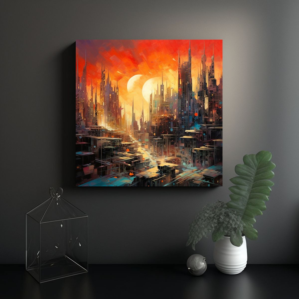 GENERICO - Cuadros Arte Pared Fotografía Visión Maestro 70x70 Cm