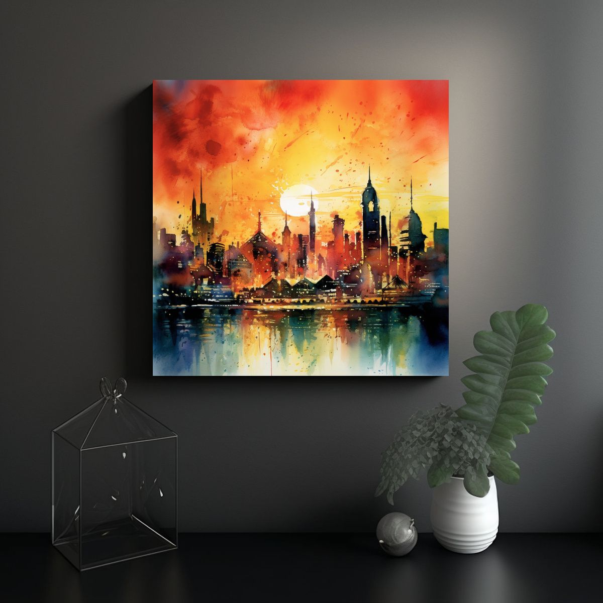 GENERICO - Pinturas Decorativas De Arte Hermoso Para Tu 60x60 Cm